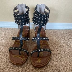 Sam Edelman studded black sandals